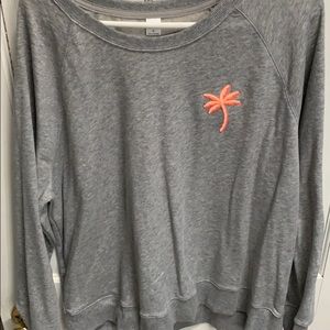 palm tree crewneck sweatshirt